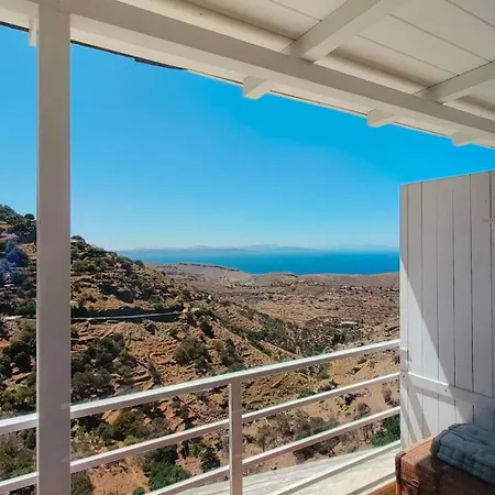 Enjoy A Wondeful Sunset From A Traditional House-aggelos Ioulis